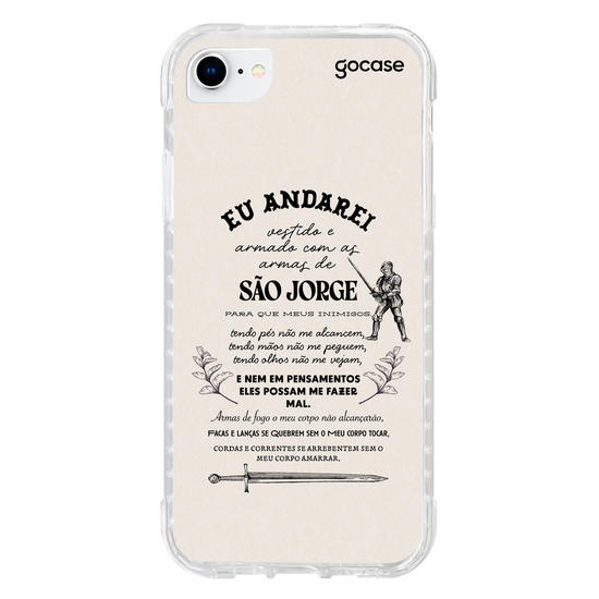 Capinha para celular Oração para São Jorge