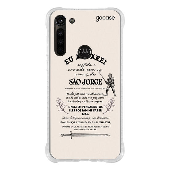 Capinha para celular Oração para São Jorge