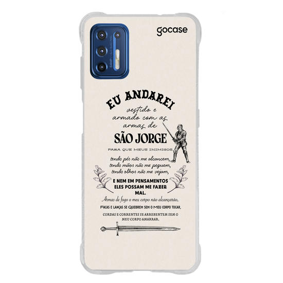 Capinha para celular Oração para São Jorge
