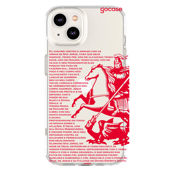 Capinha para celular  Oração São Jorge