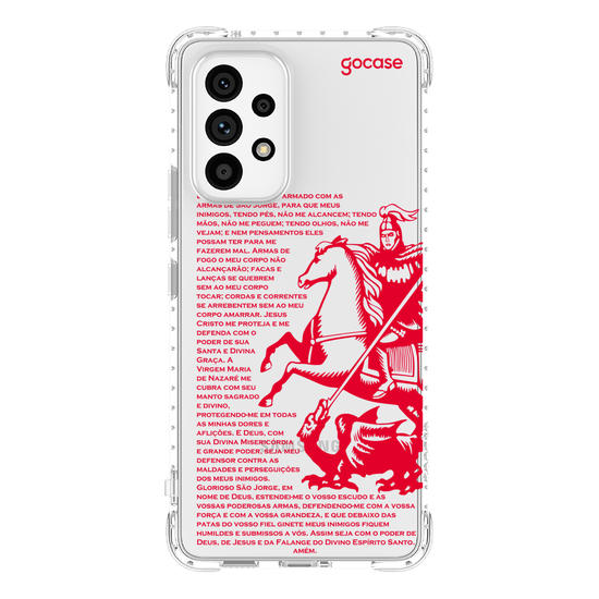 Capinha para celular  Oração São Jorge
