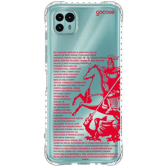 Capinha para celular  Oração São Jorge