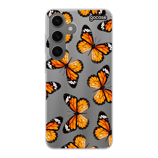 Orange Butterflies Phone Case