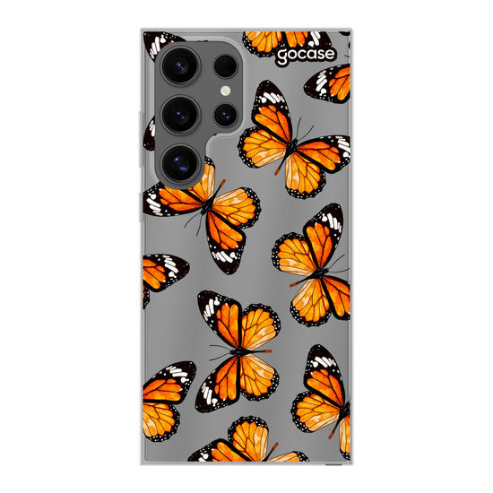 Orange Butterflies Phone Case