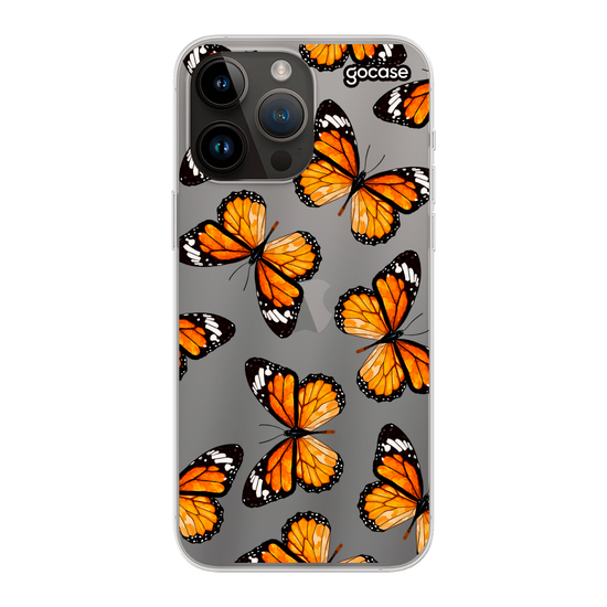 Orange Butterflies Phone Case