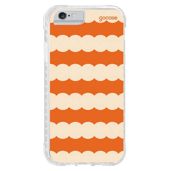 Capinha para celular  Orange Funky Stripes