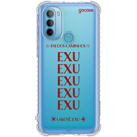 Capinha para celular  Lettering Orixás - Exu