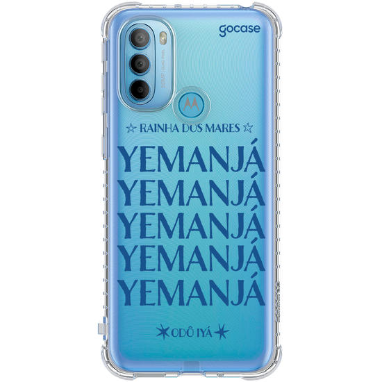 Capinha para celular  Lettering Orixás - Yemanjá