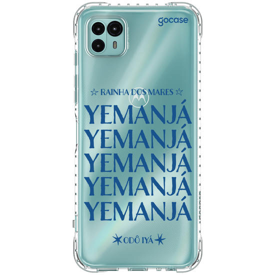Capinha para celular  Lettering Orixás - Yemanjá