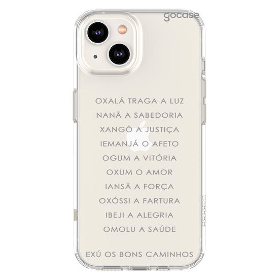 Capinha para celular  Orixas Minimalista