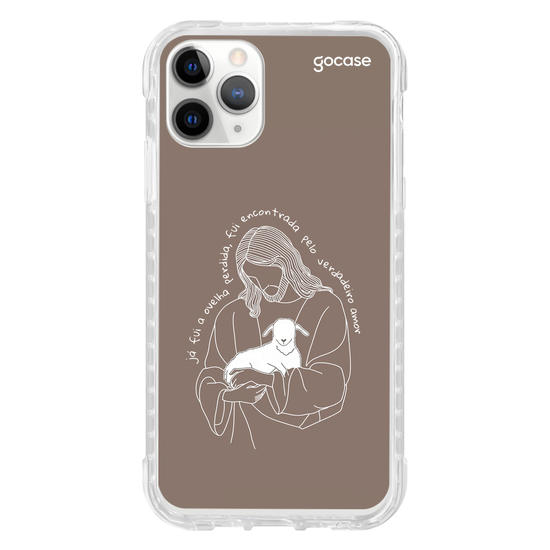 Capinha para celular  Ovelha Perdida Jesus Lineart
