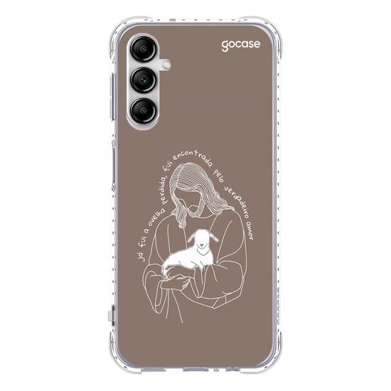 Capinha para celular  Ovelha Perdida Jesus Lineart