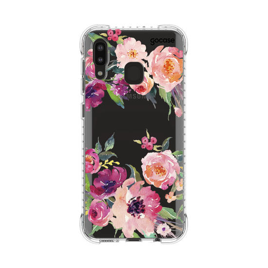 Capinha para celular Aquarela em Flor