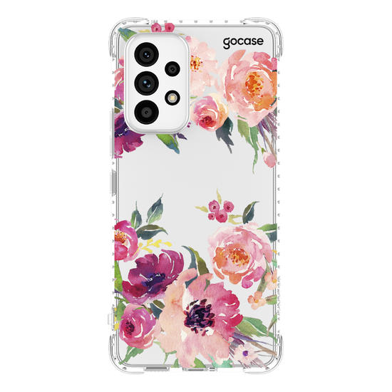 Capinha para celular Aquarela em Flor