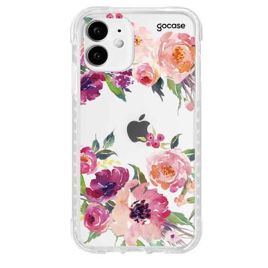 Capinha para celular Aquarela em Flor