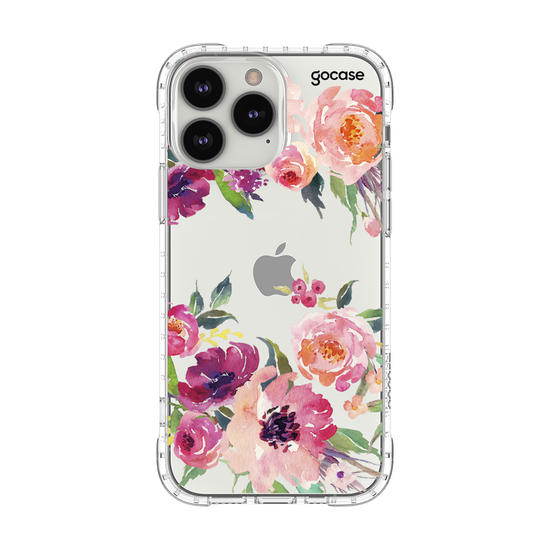 Capinha para celular Aquarela em Flor