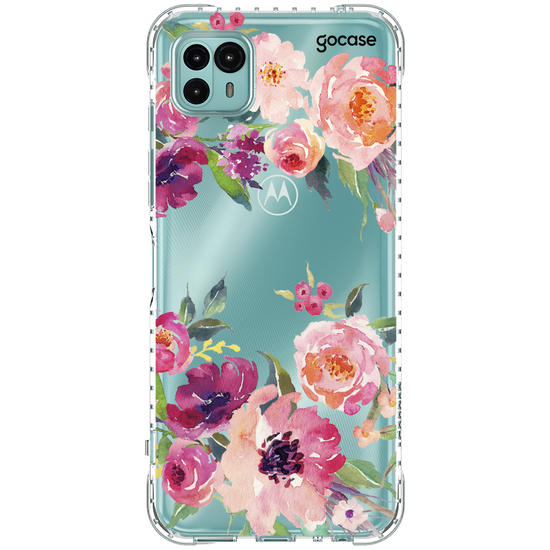 Capinha para celular Aquarela em Flor