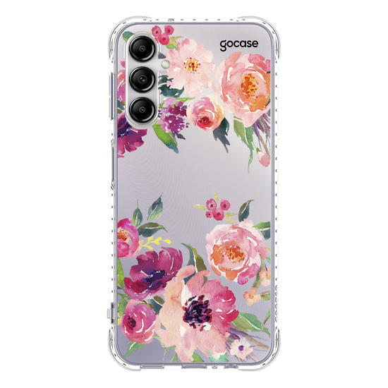 Capinha para celular Aquarela em Flor