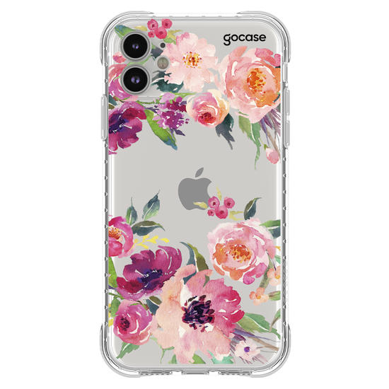 Capinha para celular Aquarela em Flor