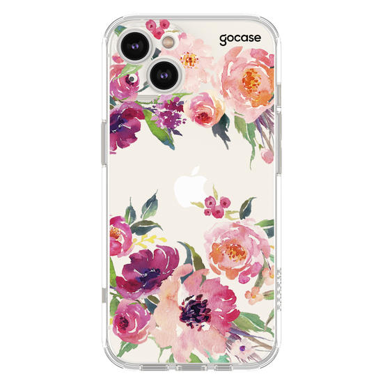 Capinha para celular Aquarela em Flor
