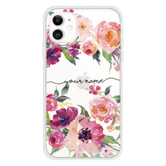 Painted Flower Handwritten Phone Case