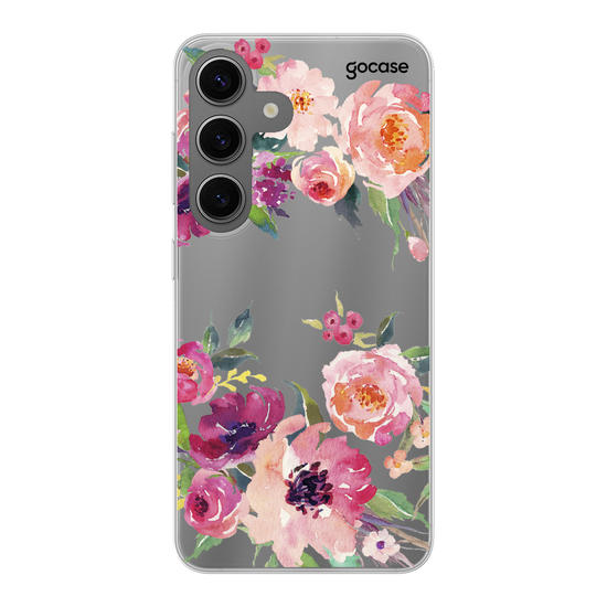 Painted Flower Handwritten Phone Case
