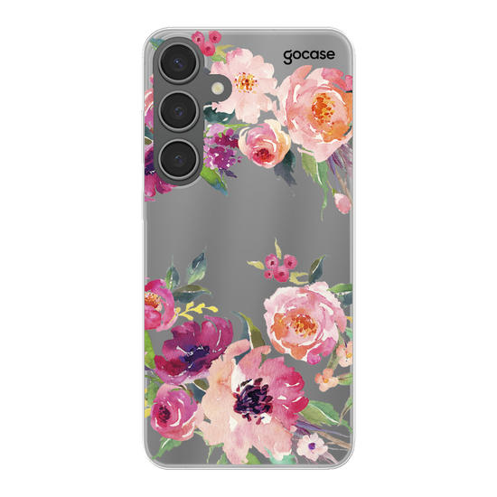 Painted Flower Handwritten Phone Case