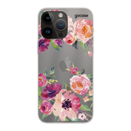 Painted Flower Handwritten Phone Case