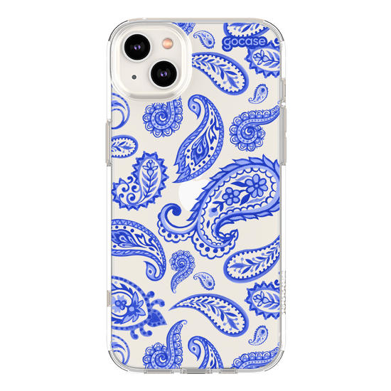 Capinha para celular  Paisley Azul
