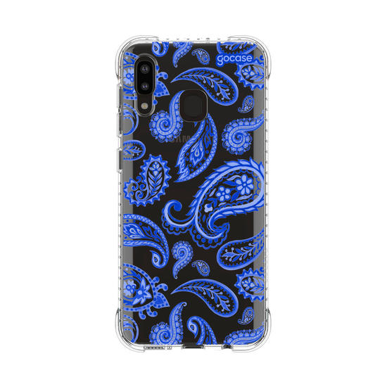 Capinha para celular  Paisley Azul