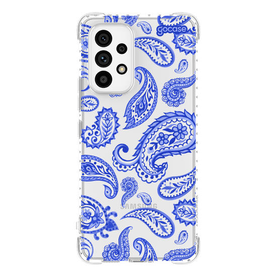 Capinha para celular  Paisley Azul
