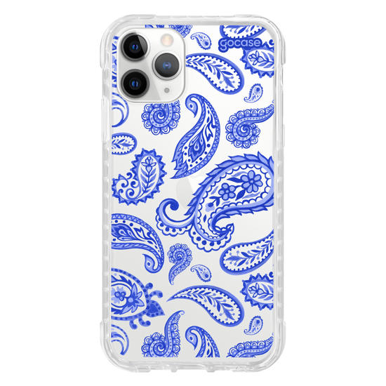 Capinha para celular  Paisley Azul