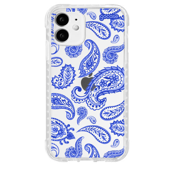 Capinha para celular  Paisley Azul