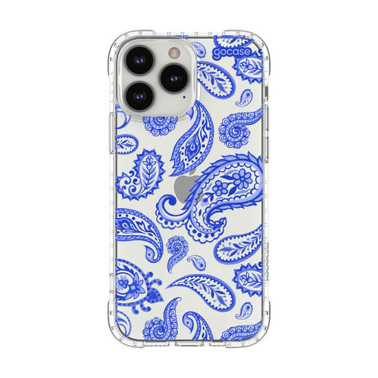 Capinha para celular  Paisley Azul