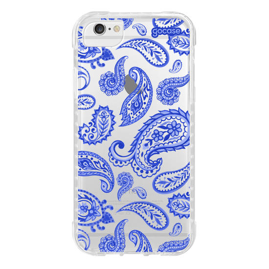 Capinha para celular  Paisley Azul