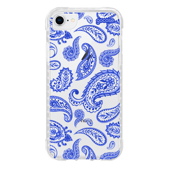 Capinha para celular  Paisley Azul