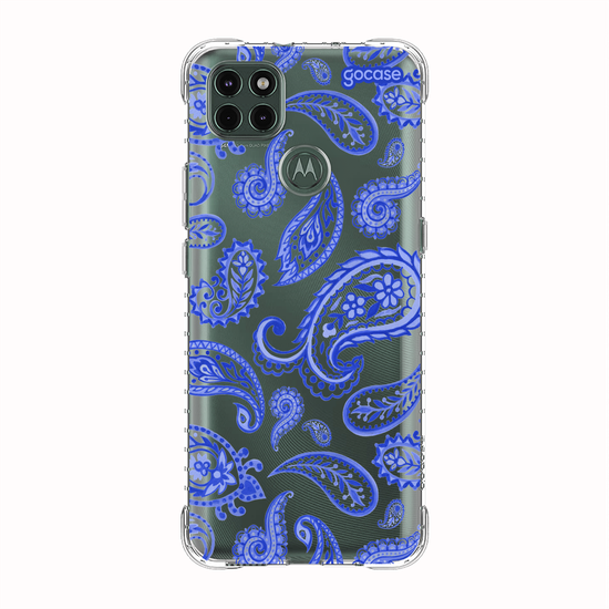 Capinha para celular  Paisley Azul