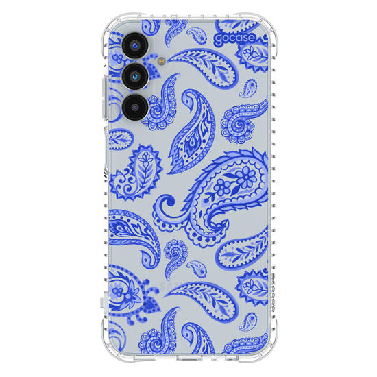 Capinha para celular  Paisley Azul