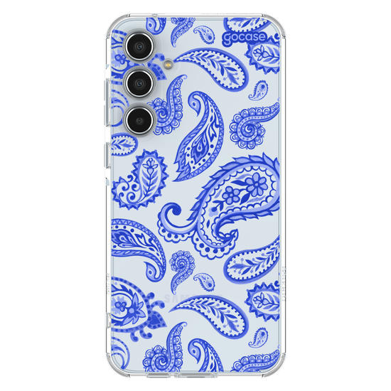 Capinha para celular  Paisley Azul