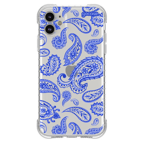 Capinha para celular  Paisley Azul