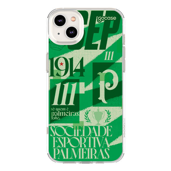 Capinha para celular  Palmeiras - 111 Anos Texture