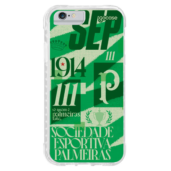Capinha para celular  Palmeiras - 111 Anos Texture