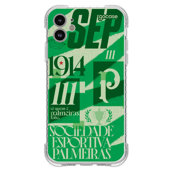 Capinha para celular  Palmeiras - 111 Anos Texture