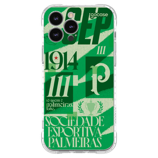 Capinha para celular  Palmeiras - 111 Anos Texture