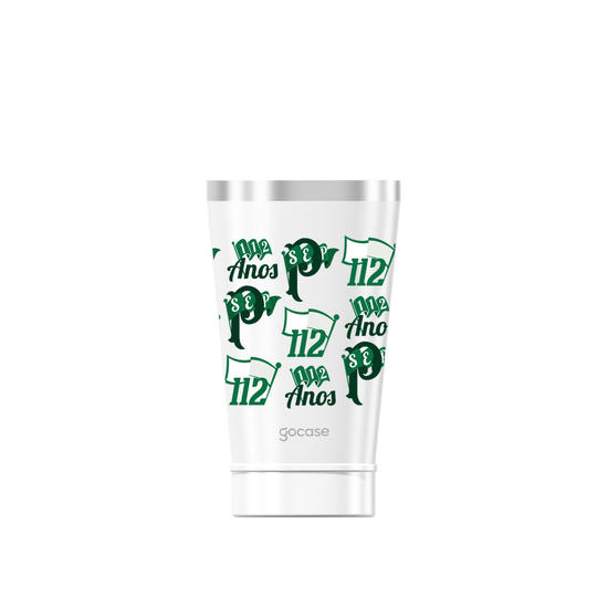 Copo Térmico Cerveja - Palmeiras - 112 Anos Pattern