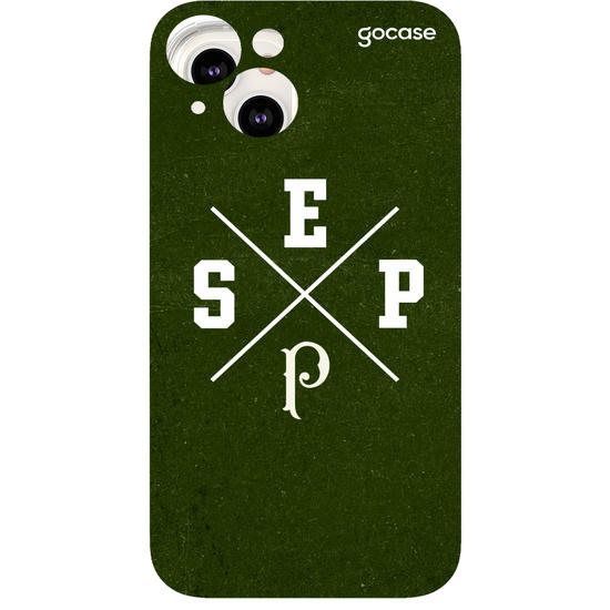 Capinha para celular  Palmeiras - Cross Lettering