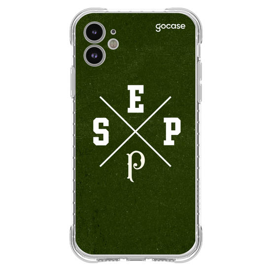 Capinha para celular  Palmeiras - Cross Lettering