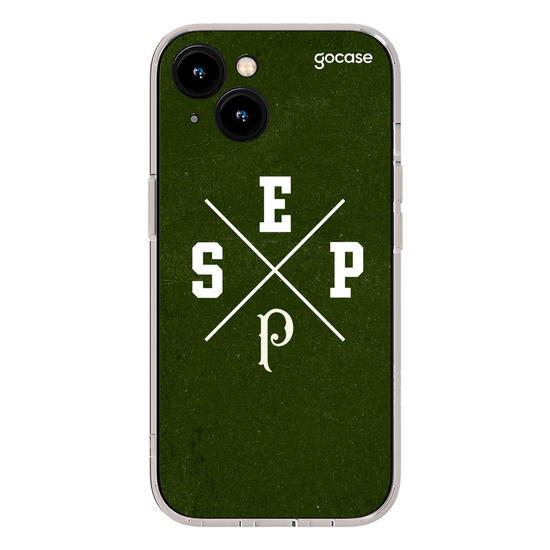 Capinha para celular  Palmeiras - Cross Lettering