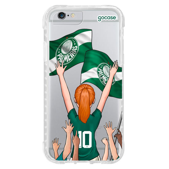 Capinha para celular Palmeiras - Garota Alviverde