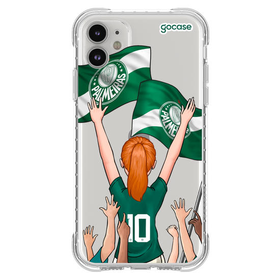 Capinha para celular Palmeiras - Garota Alviverde